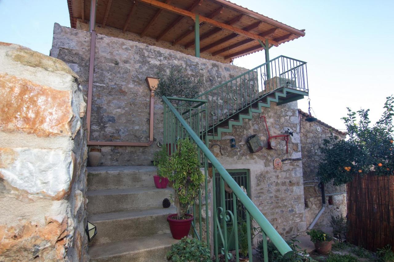 Stavroulas Stone House In Rigklia, Messinia 리글리아 외부 사진