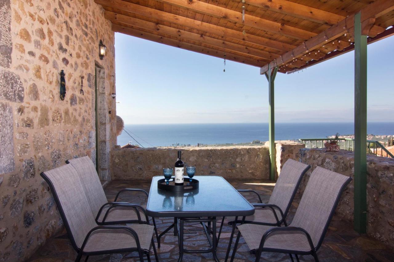 Stavroulas Stone House In Rigklia, Messinia 리글리아 외부 사진