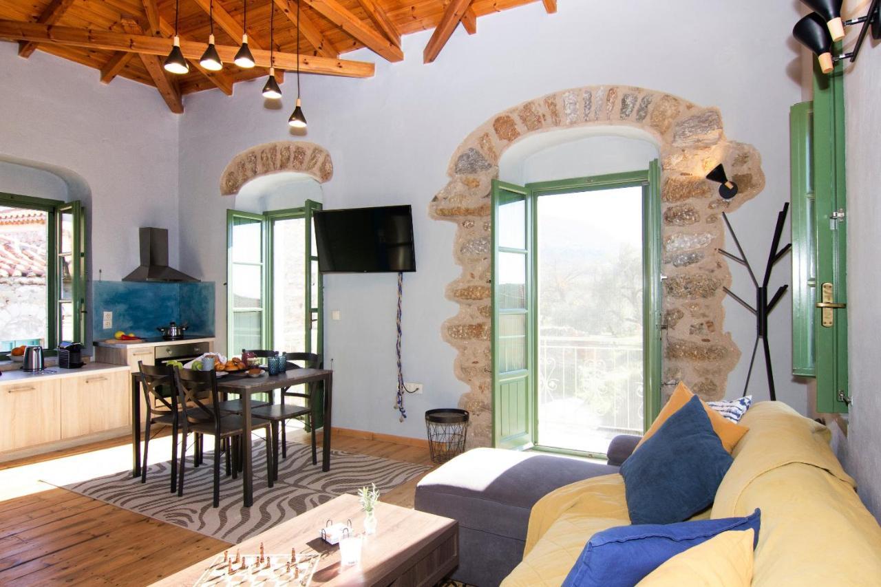 Stavroulas Stone House In Rigklia, Messinia 리글리아 외부 사진